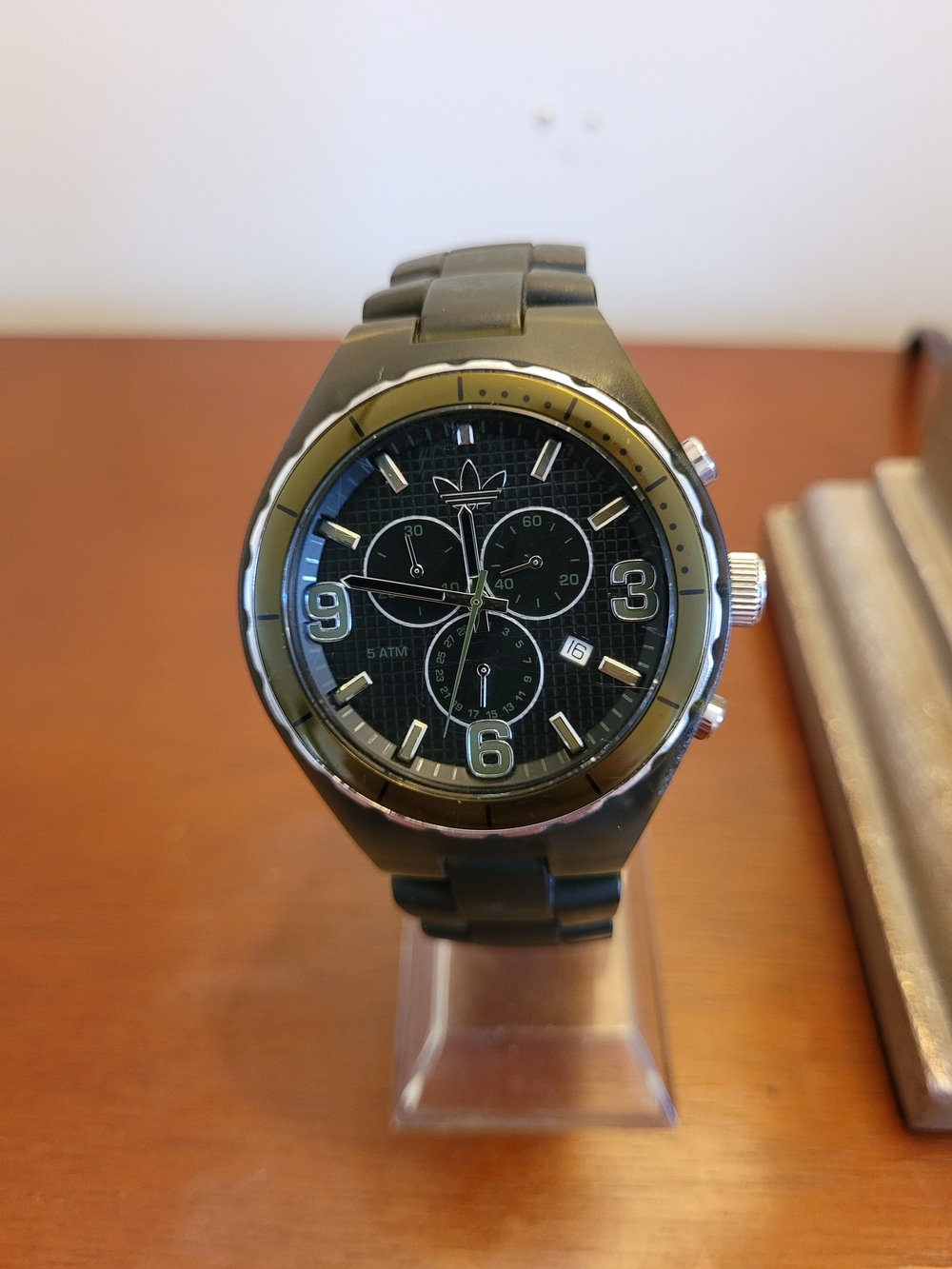 New Adidas Swamp Green Quartz Men's Polycarbonate Rare Men's Watch